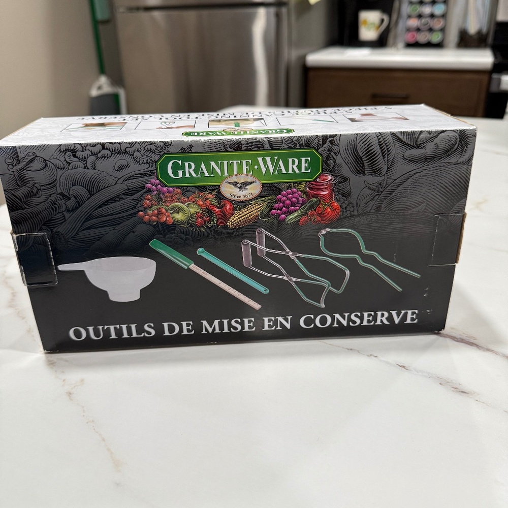 Granite Wear 5 Piece Canning tool set, Brand New In Box